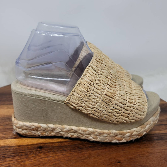 Torgeis Neith Wedge Espadrille 3" Heel Sandals Summer Casual Women's 8 - Picture 3 of 8